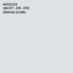 #DDE2E5 - Swans Down Color Image